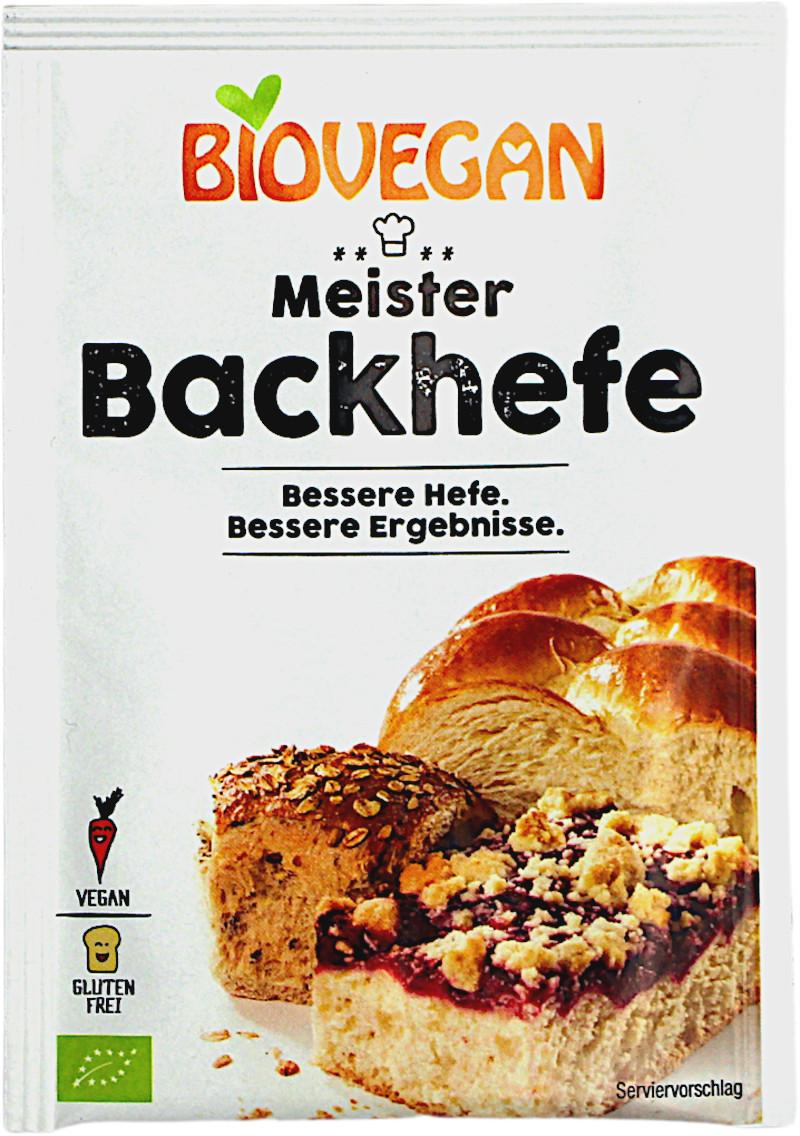 Hiiva "Meister Backhefe" kuiva gluteeniton luomu 25x7g BioVegan