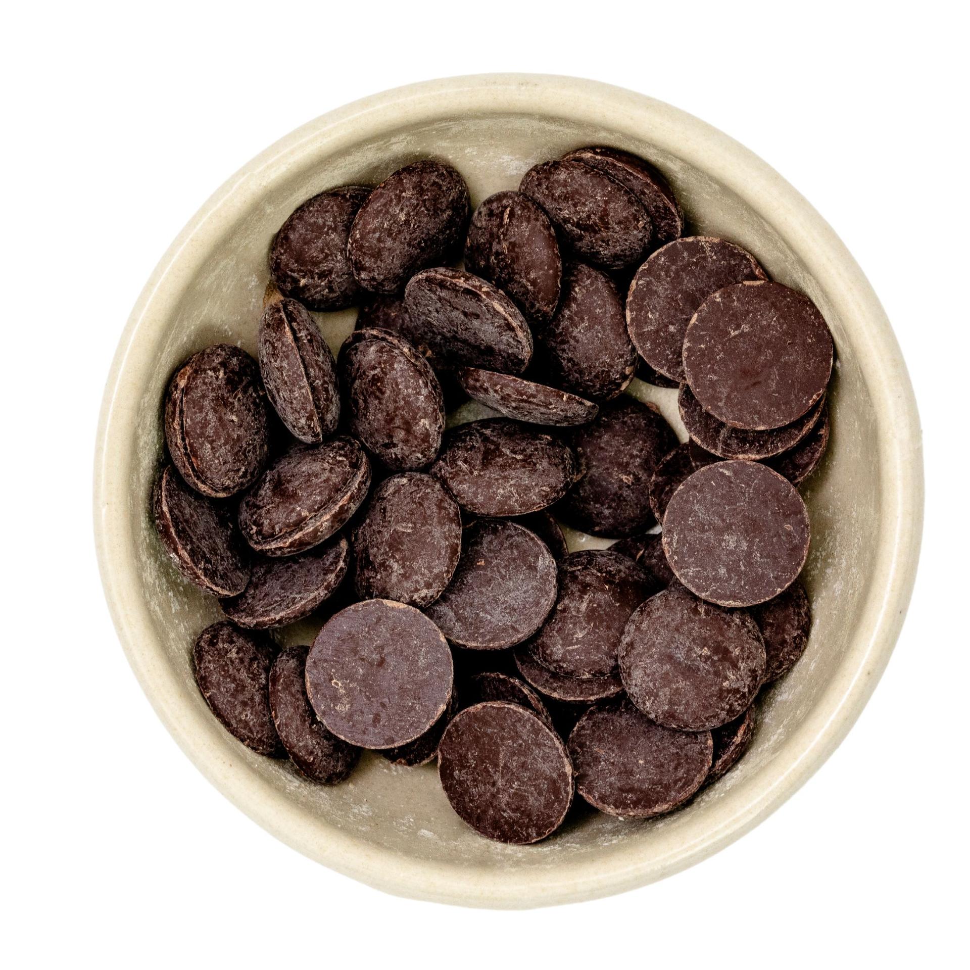 Tuorechokolaadin pisarat nasuun ja leivontaan (18 mm) bio 5 kg