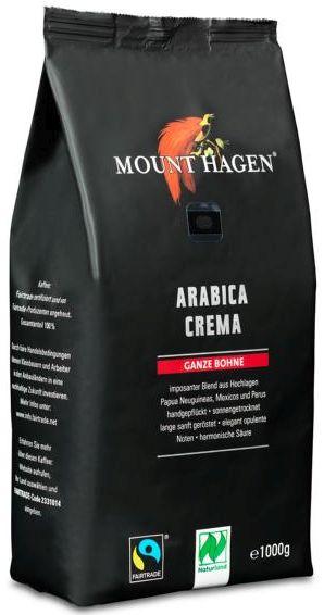 Kahvi Arabica Crema kokonaispapuina luomu Naturland Fairtrade Mount Hagen 6x1kg