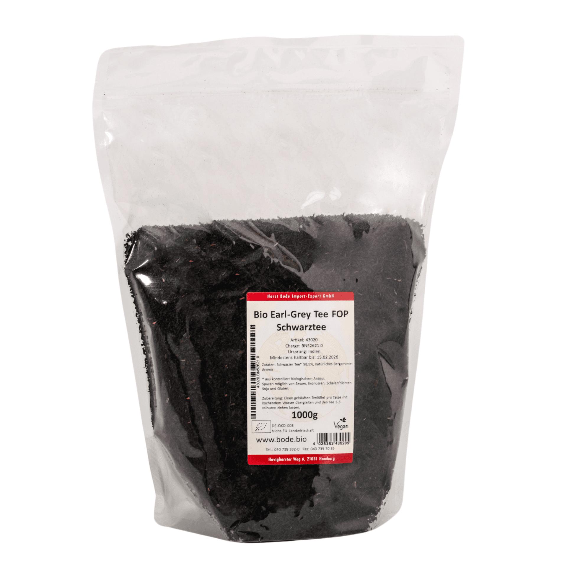 Earl Grey Tee Mustatee luomu 1kg