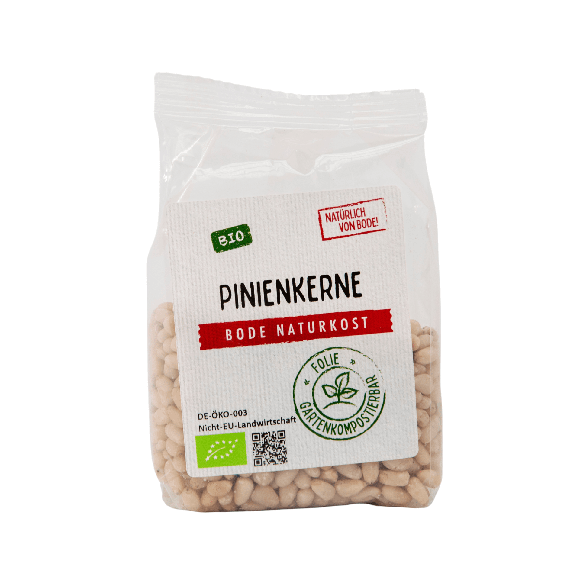 Luomu piniänkerneet, puutarhakompostoituvassa pussissa 6x100g