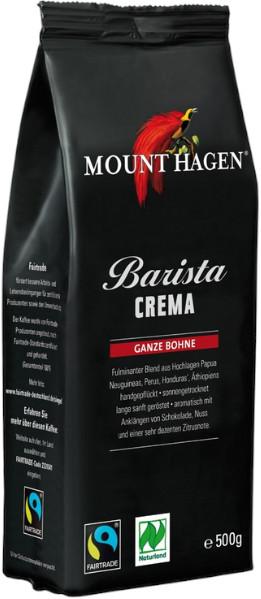 Kahvi Barista Crema kokonaismuonna luomu Naturland Fairtrade Mount Hagen 6x500g