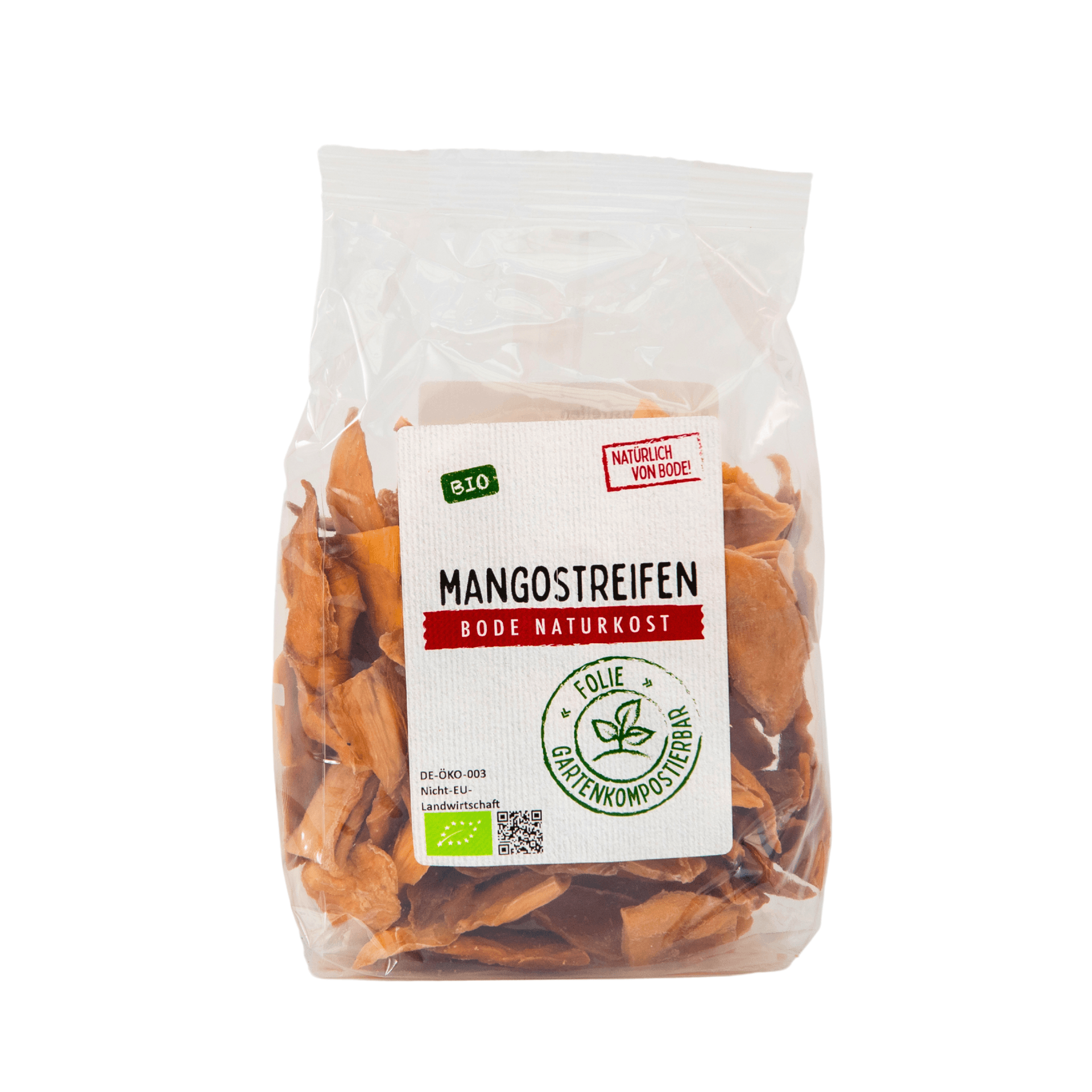 Luomu mangoviivat, puutarhakompostoitava pussi 6x200g