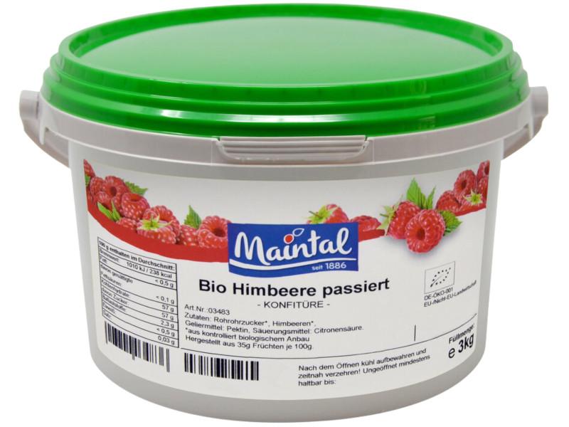 Luomuhillomustikko 3 kg Maintal tuoreesta luomuhedelmästä ja saksalaisesta luomusokerista