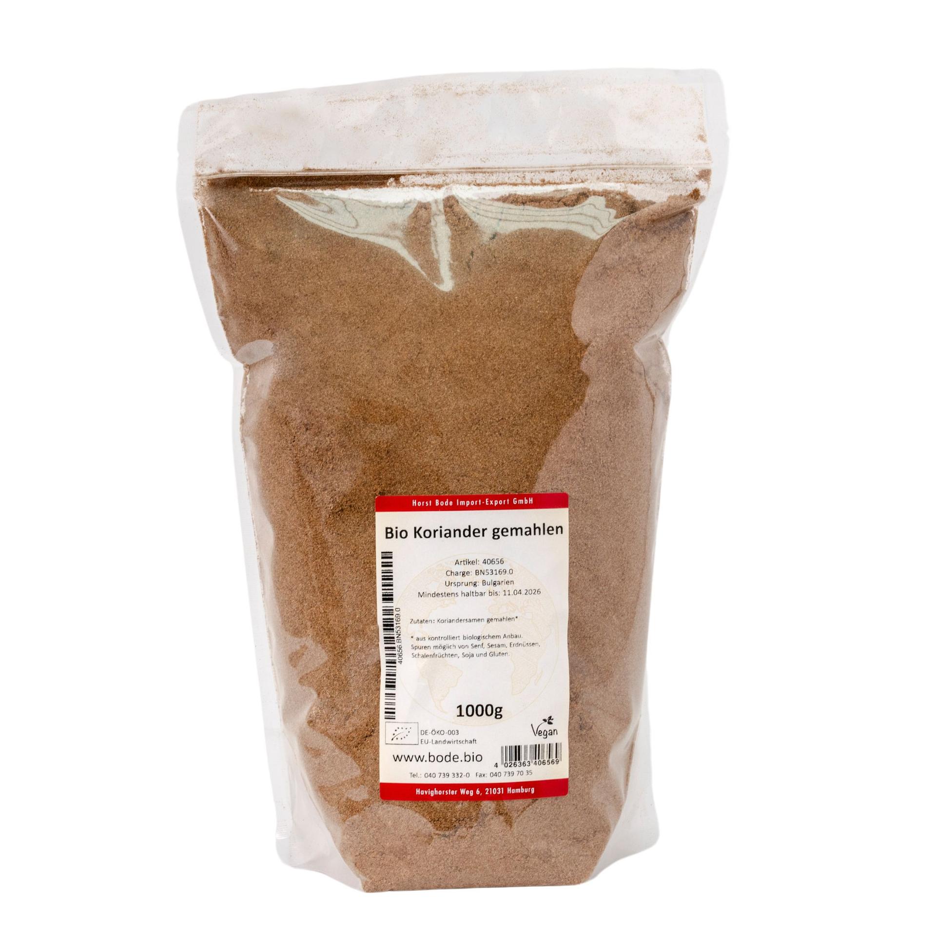 Luomu korianderi jauhettuna 1kg