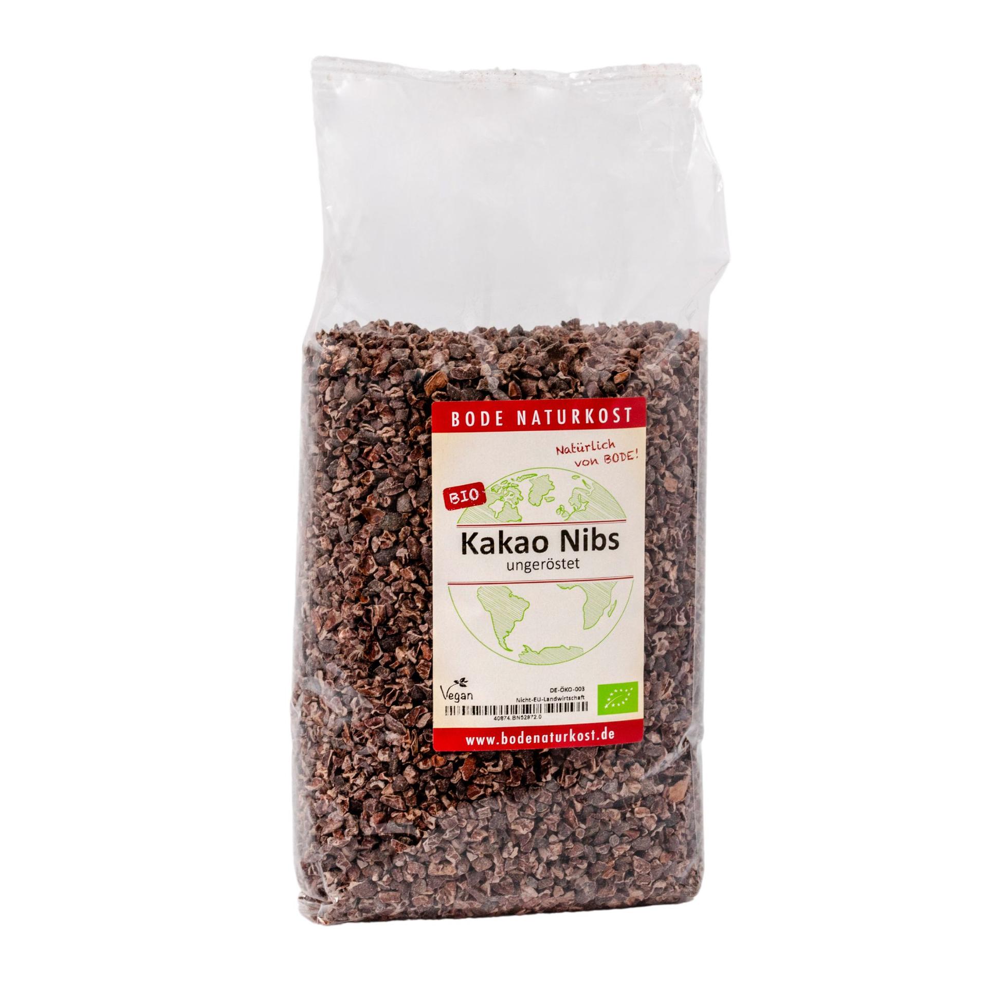 Luomu Kakao Nibs ungeröstet 1kg