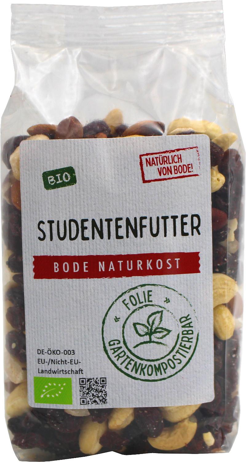 Luomu ylioppilasruoka pekannipähkinöineen, kotikompostoituvassa pussissa 6x250g