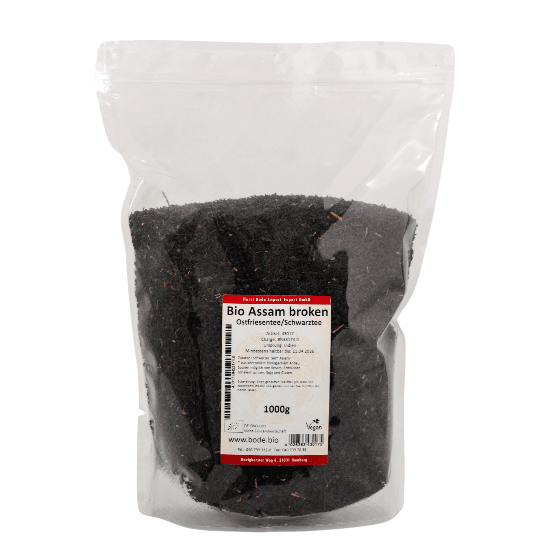 Assam broken Ostfriesentee luomu 1kg
