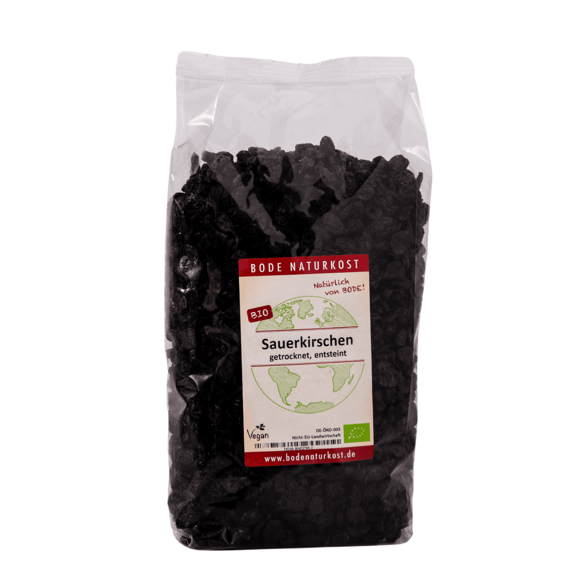 Kuivattuja ja kivuttomia luomukatajakirsiä 1 kg