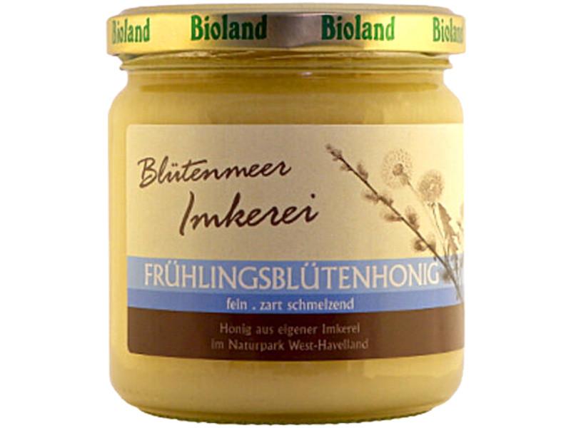 Kevättukahdensen hunaja cremig luomu Bioland Saksa Blütenmeer Imkerei 6x500g
