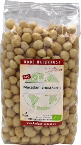 Luomu Macadamian pähkinänkerneet 1kg