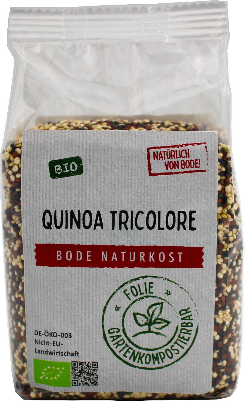Luomu Quinoa Tricolore, 6 x 250 g puutarhakompostoituvassa pussissa
