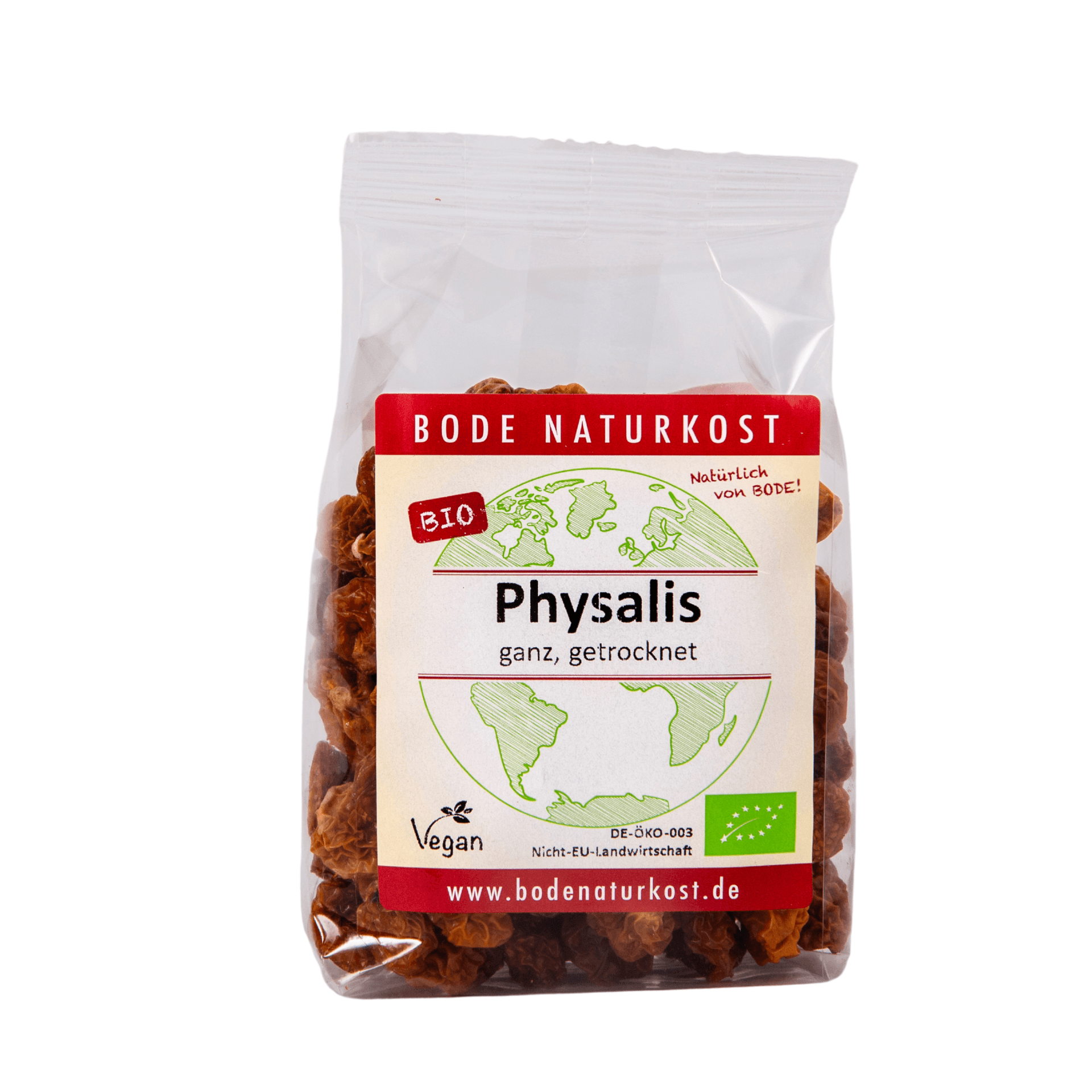 Kuivattu kokonaisfysalis luomu 6x125g