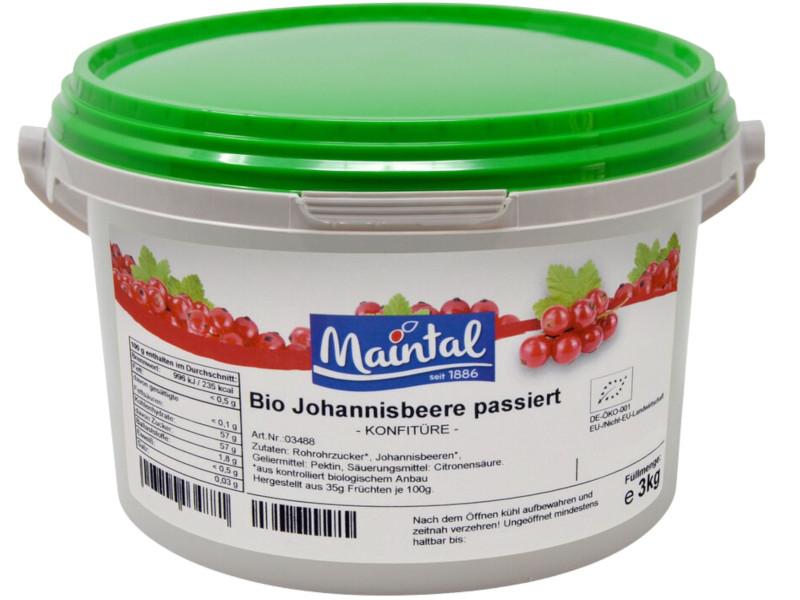 Luomu punakassisarvijamu Maintal 3kg saksalaisella luomu-sokerilla