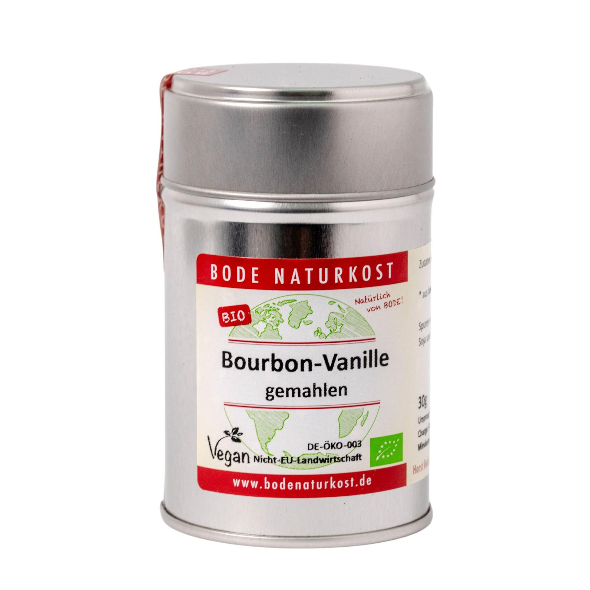 Murskattu luomu Bourbon-vanili 6x30g