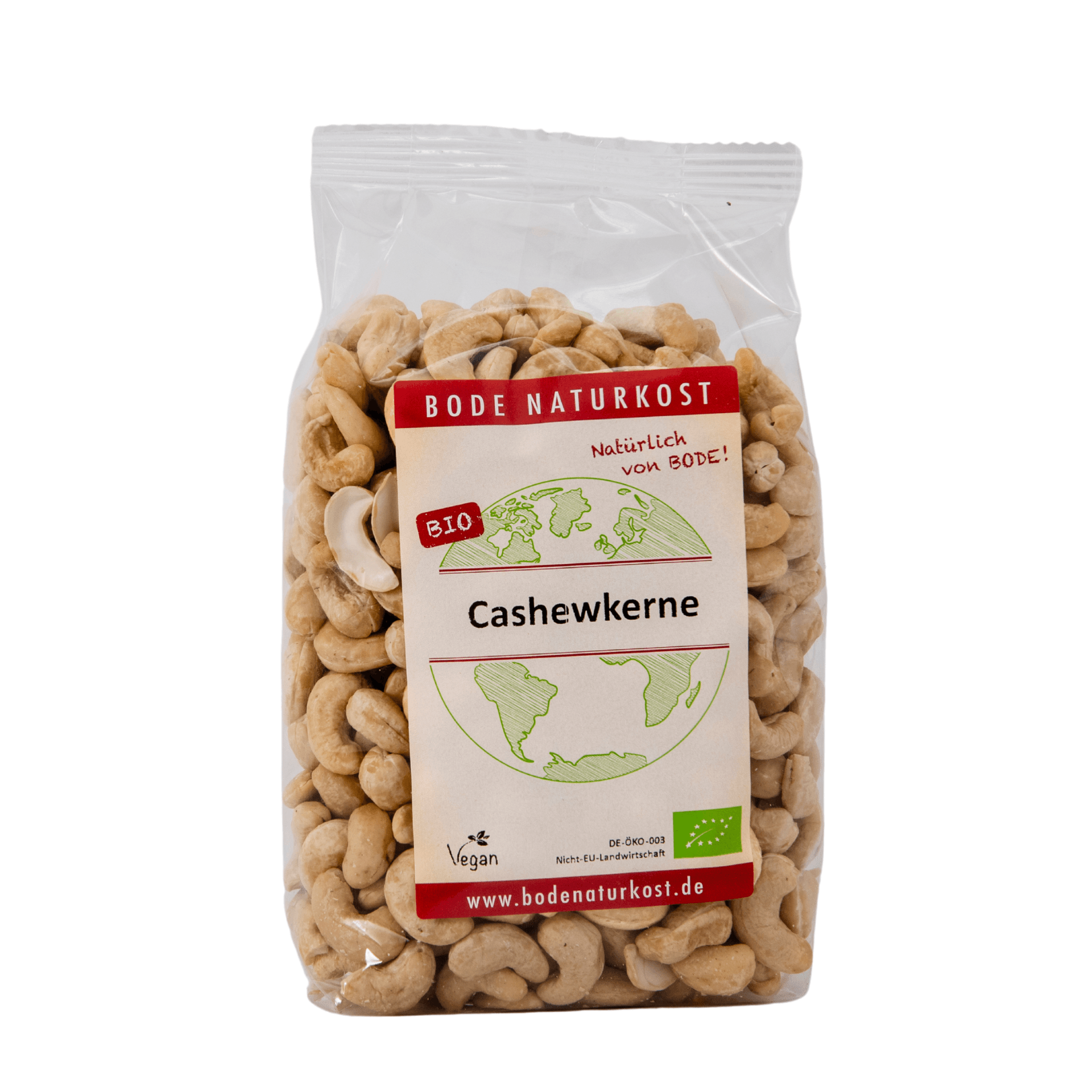 Luomu Cashewkerneita 6x500g