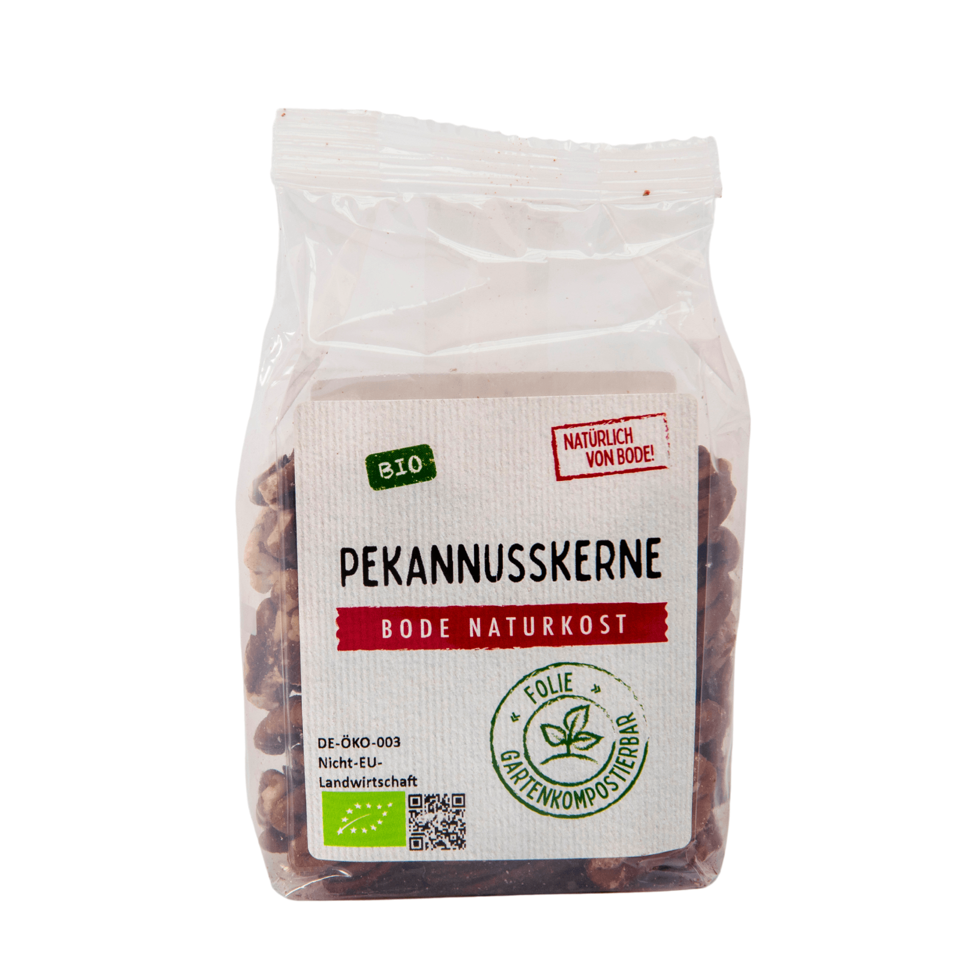 Luomupekannipsut, kotikompostoituvassa pussissa 6x100g
