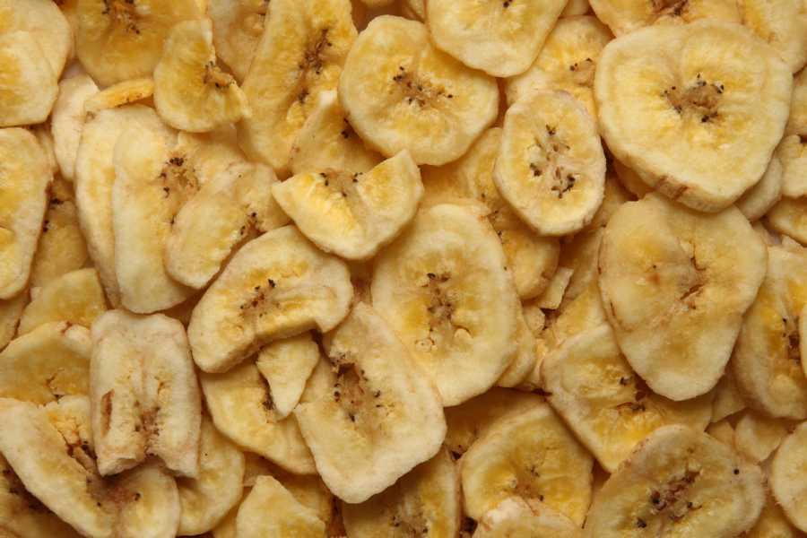 Luomu makeittaomat bananinchipit 6x250g