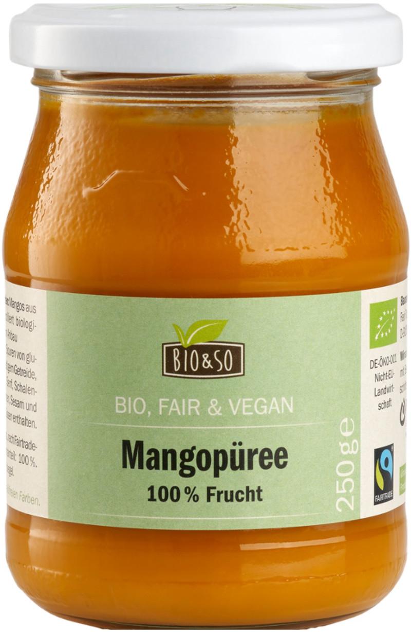 Luomu Mangomuusi Bio&So 6x250g