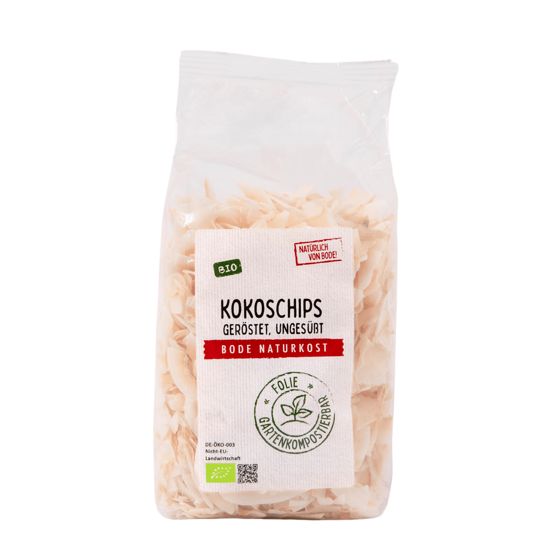 Paahdutut kookospähkinänkipsit ilman sokeria, luomu, kuormitettava kotelopaketti 6x250g