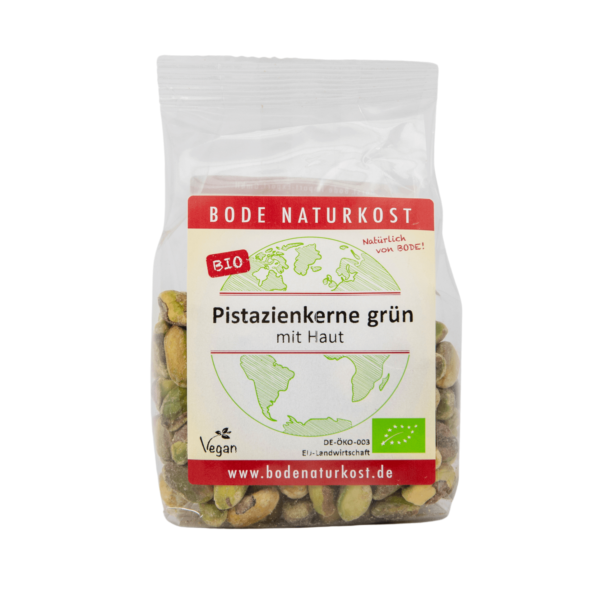 Luomu pistasiakerneet vihreät nahkoineen 6x100g