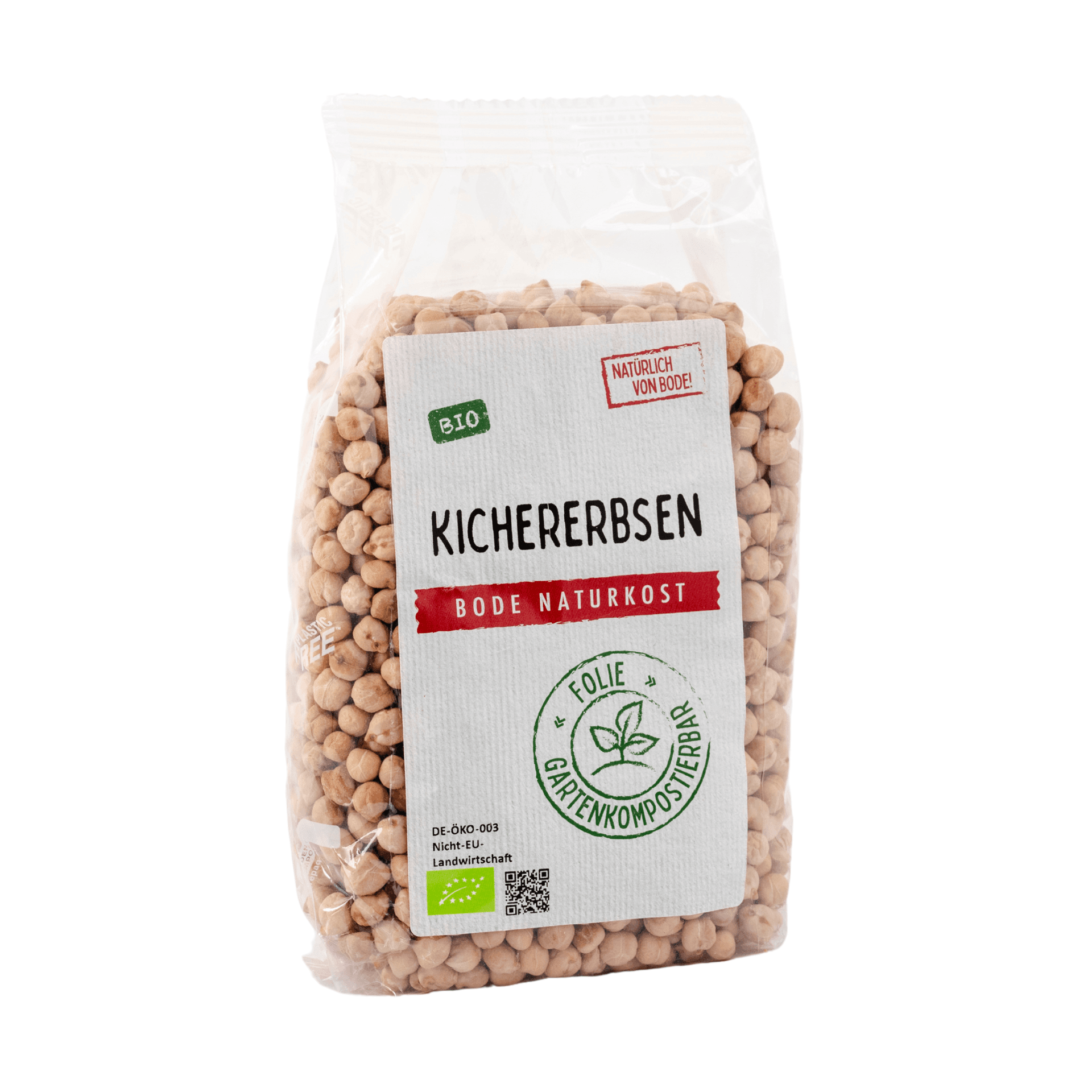 Luomu-nohut, 6 x 500 g kompostoituvassa kassissa