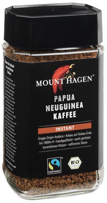 Instantikahvi luomu Single Origin Papua-Uuden-Guinean kauppaa Mount Hagen 6x100g