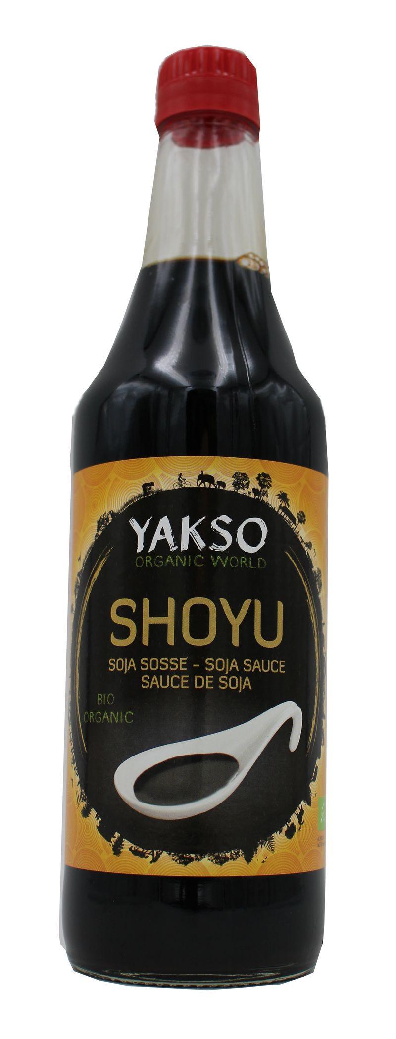 Shoyu soijakastike (vehnä) luomu 500 ml pullossa