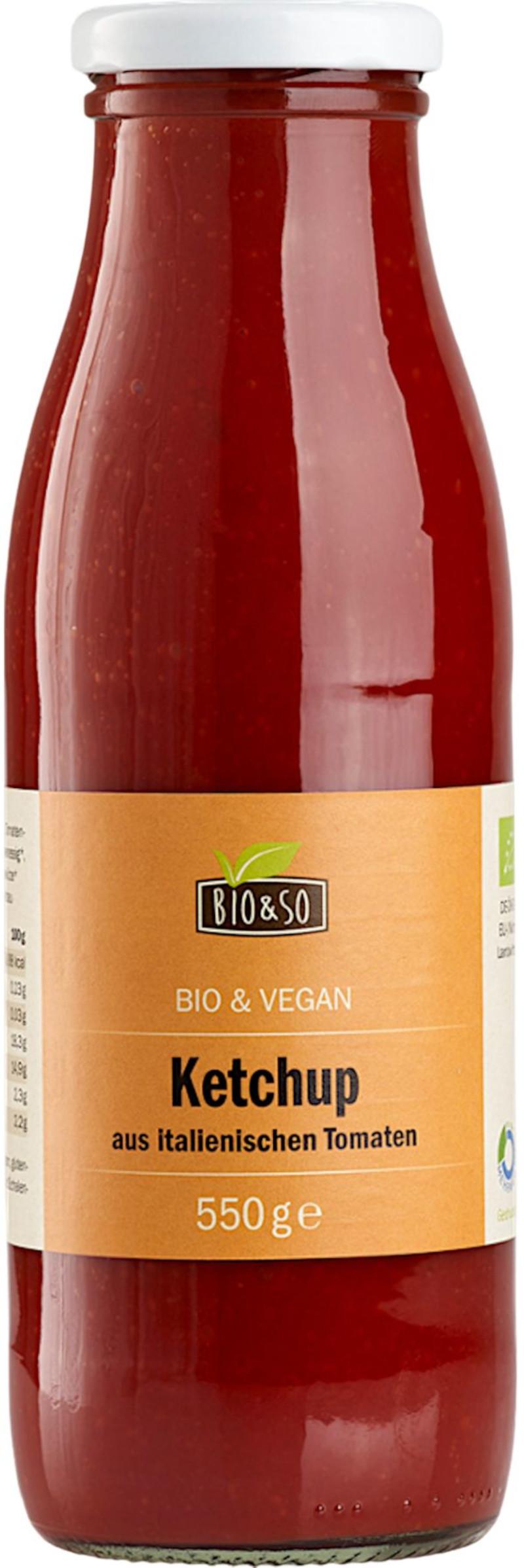 Luomuketchup Bio&So 12x550g