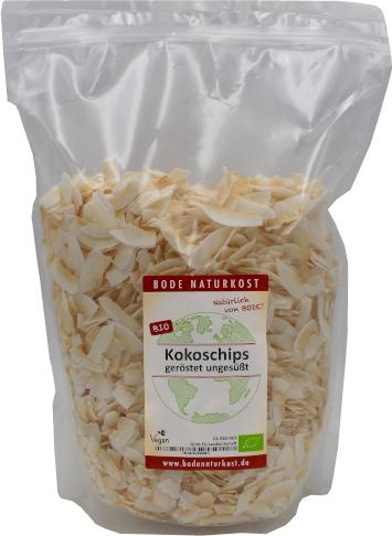 Kokoskipsit paistetut makeuttamattomat 800g
